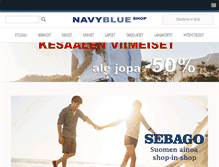 Tablet Screenshot of navyblue.fi